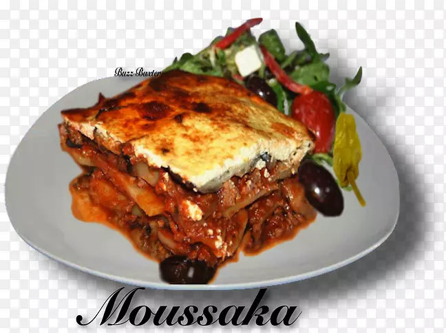 穆萨卡希腊料理béchamel酱亚美尼亚食物意大利料理茄子