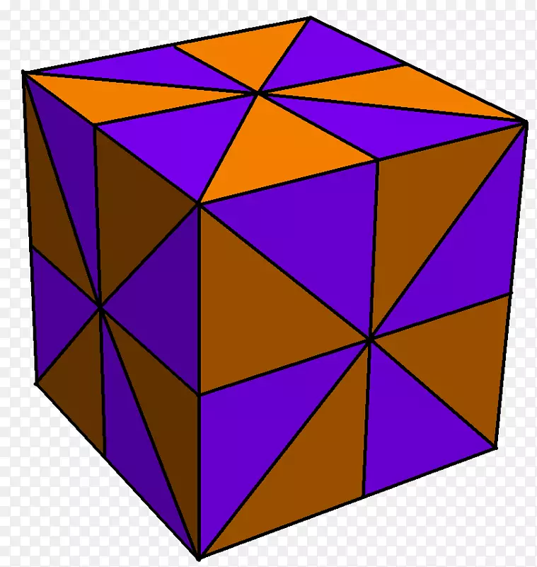 双十二面体对称立方菱形十二面体