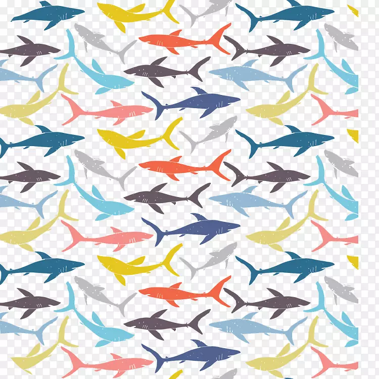 鲨鱼画夹艺术-鲨鱼