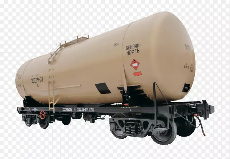 铁道轨道运输列车罐车蓄水池列车