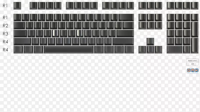 电脑键盘彩色键盘布局键盘保护器
