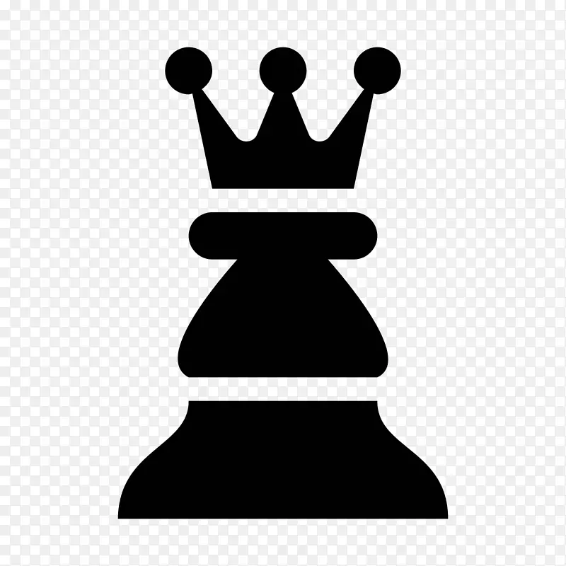 国际象棋棋子电脑图标皇后图标-国际象棋