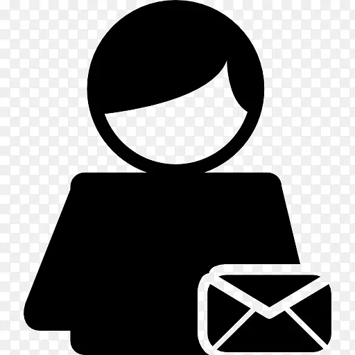 计算机图标电子邮件符号用户配置文件-电子邮件
