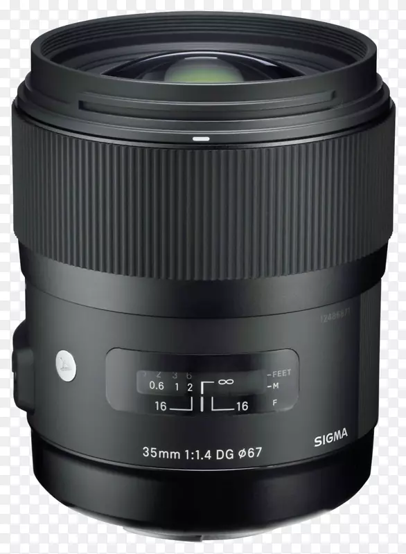 Sigma 30 mm f/1.4 ex直流电HSM透镜Sigma 35 mm f/1.4 dg HSM镜头安装Sigma艺术35 mm f/1.4 dgHSM 35 mm f1.4 dg HSM镜头-照相机镜头