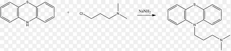 丙嗪化学合成分子化学反应-反应