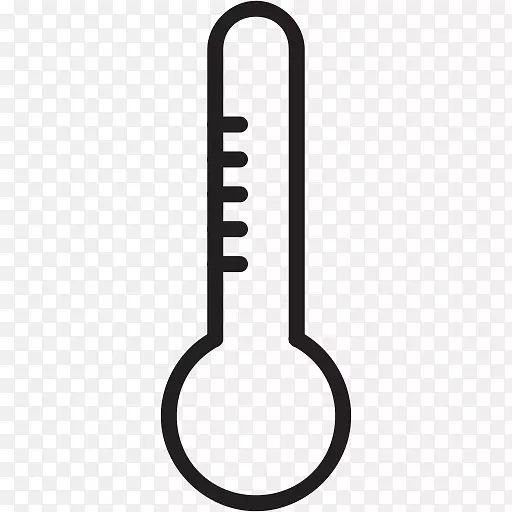 计算机图标温度计温度摄氏温度计