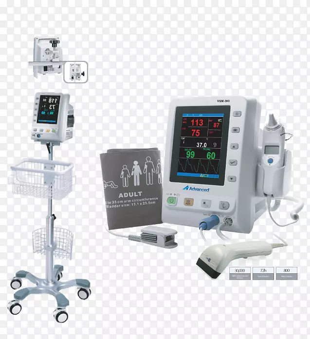 监测生命体征计算机监控病人医疗设备.血压