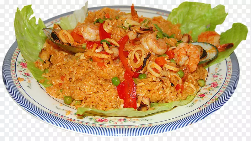 秘鲁菜arroz chaufa arroz conpollo arroz conmariscos贝类-大米