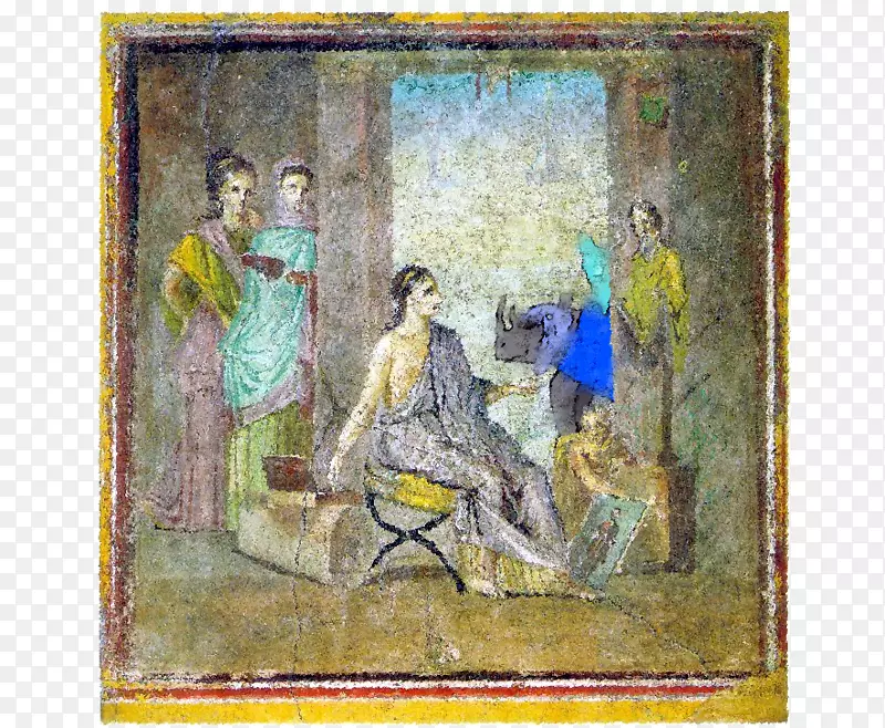 庞贝古罗马艺术绘画