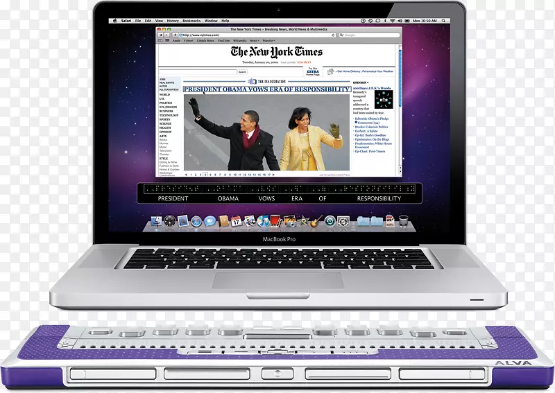 上网本可刷新盲文显示mac os x雪豹MacOS-Apple