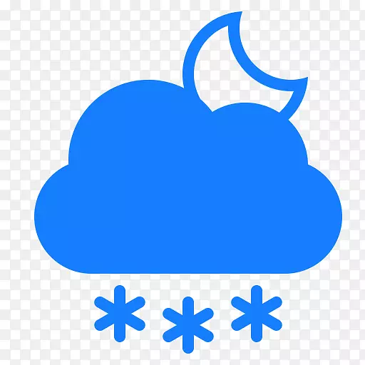 电脑图标雪花符号天气雪