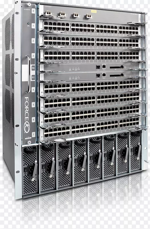 电脑网络戴尔电脑伺服器电脑箱及外壳迫使10个网络