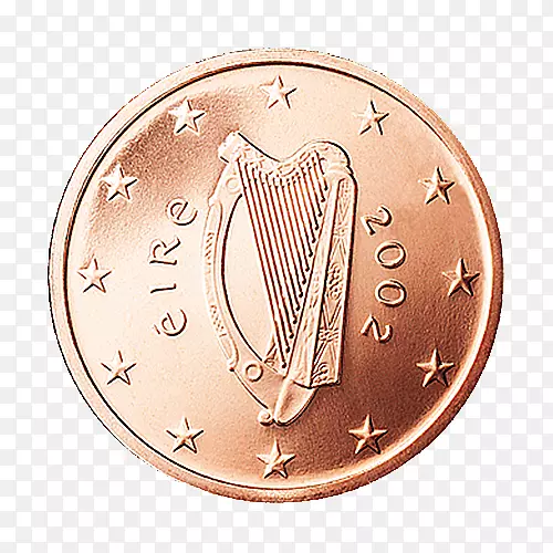 爱尔兰欧元硬币1欧元硬币5欧元硬币