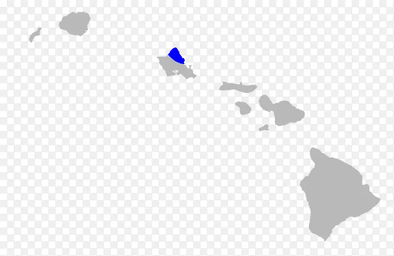 夏威夷西北部的毛伊凯鲁卡艾尼豪岛-岛屿