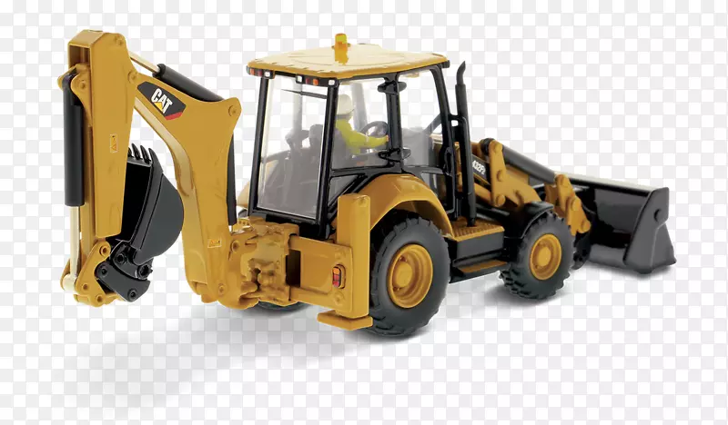 卡特彼勒公司反铲装载机压铸玩具机-拖拉机