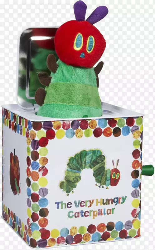 非常饥饿的毛毛虫玩具孩子们更喜欢，公司的孩子-盒子里的杰克-玩具。