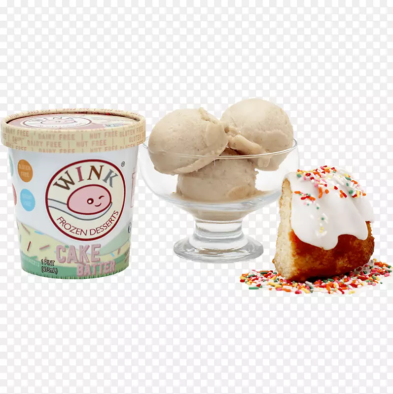 冰淇淋冷冻甜点蛋糕-冰淇淋