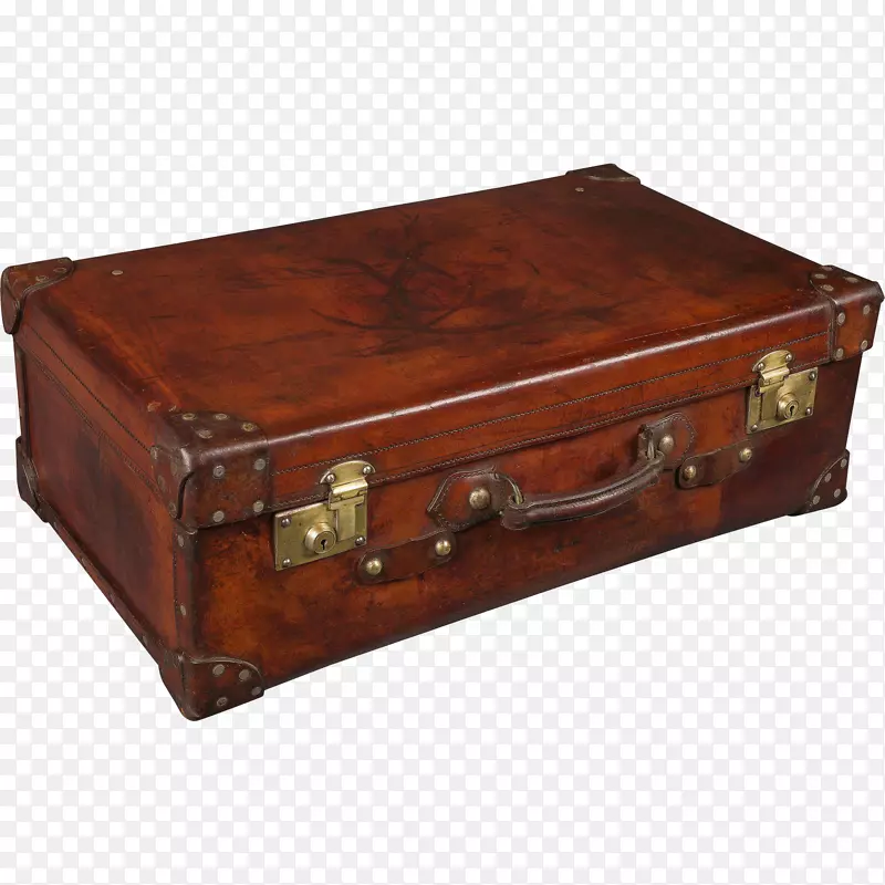 行李箱家具19世纪手提箱皮革