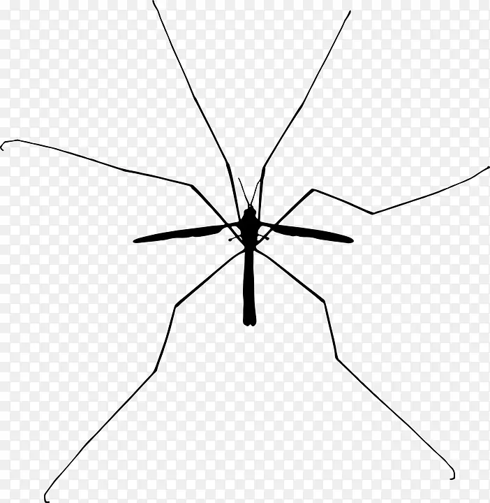 蚊虫剪贴画-蚊子