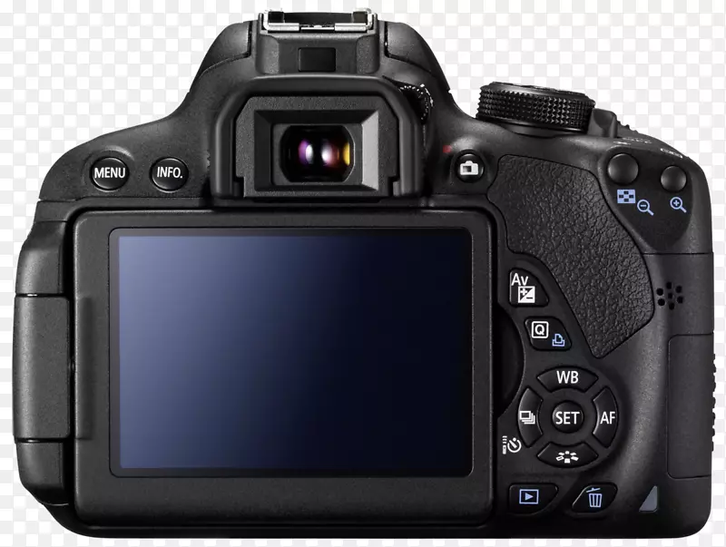 佳能Eos 700 D佳能ef-s 18-55 mm镜头佳能安装数码单反相机