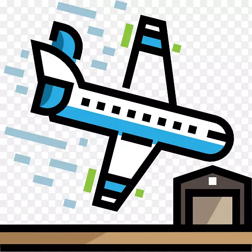 飞机飞行计算机图标剪贴画-飞机