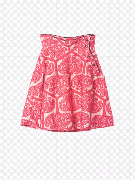 腰裙粉红色m型连衣裙