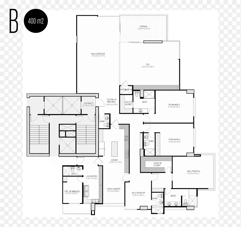 平面图，房屋建筑，圣玛里亚高尔夫和乡村俱乐部公寓