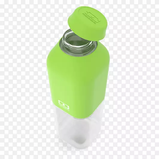 水瓶-塑料绿色瓶