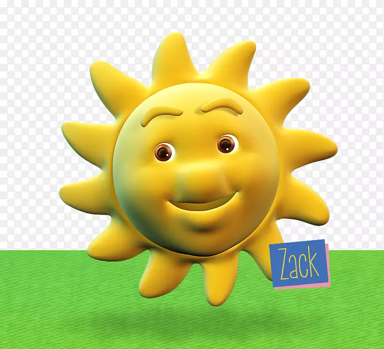 桌面壁纸画卡通黄太阳