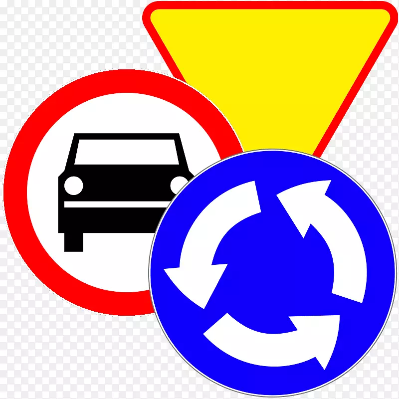 强制性标志交通标志优先于正确道路