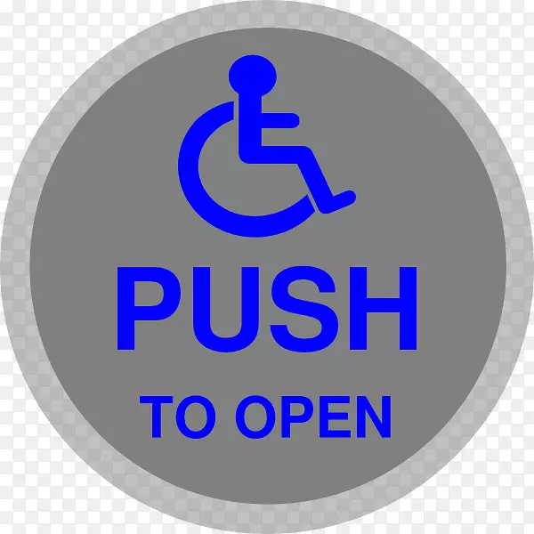 残疾伤残泊车许可证电脑图标剪贴画