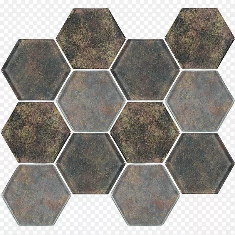 镶嵌六角形瓷砖