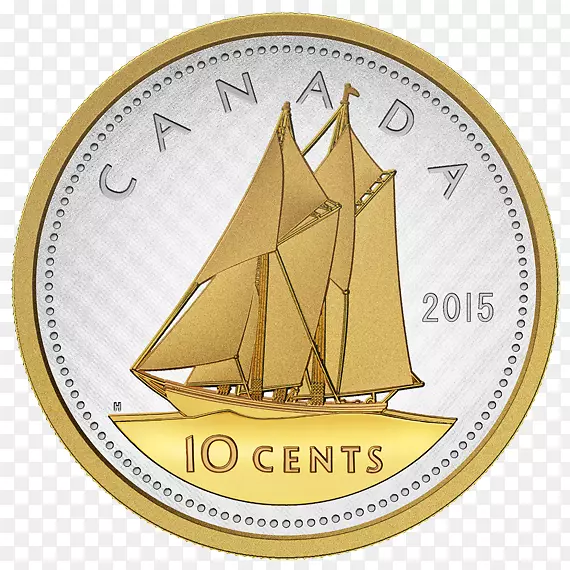 加拿大银币一角硬币