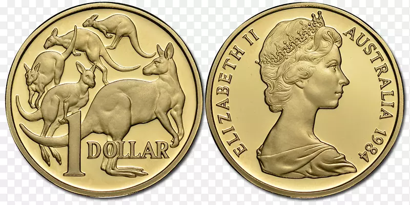 澳大利亚皇家铸币，一美元硬币，澳元-硬币