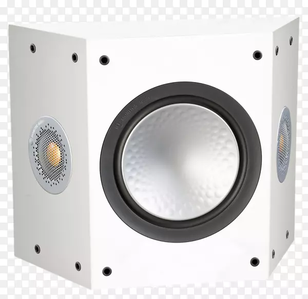 扬声器监控音频银色FX后扬声器环绕音效监视器银色FX自然橡木环绕扬声器(对)