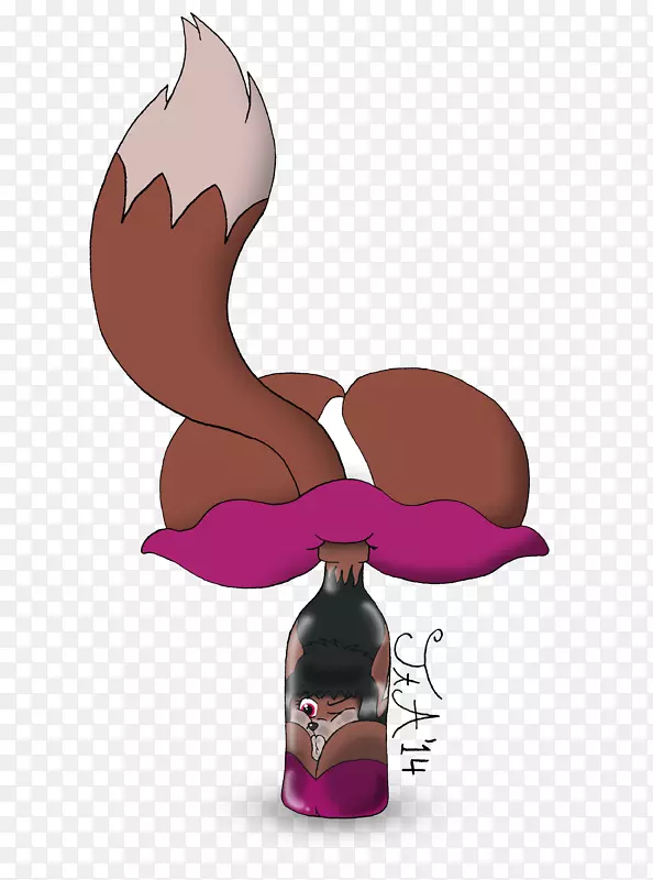 猫头鹰奶瓶艺术画卡通-瓶