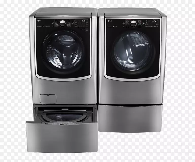 干衣机洗衣机组合式洗衣机干衣机lg wm9000h洗衣