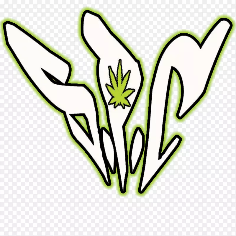 叶植物茎线艺术插花艺术