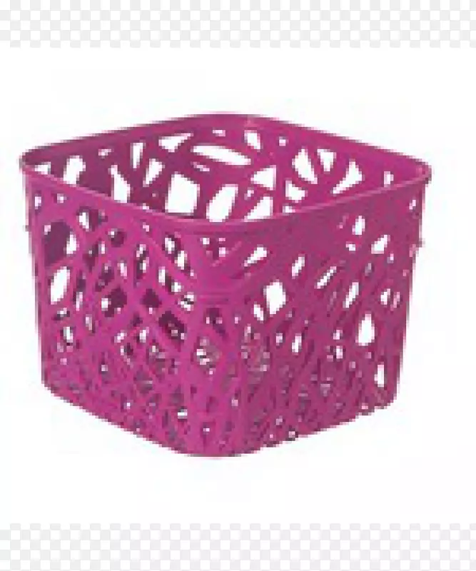 篮子塑料粉红色盖子