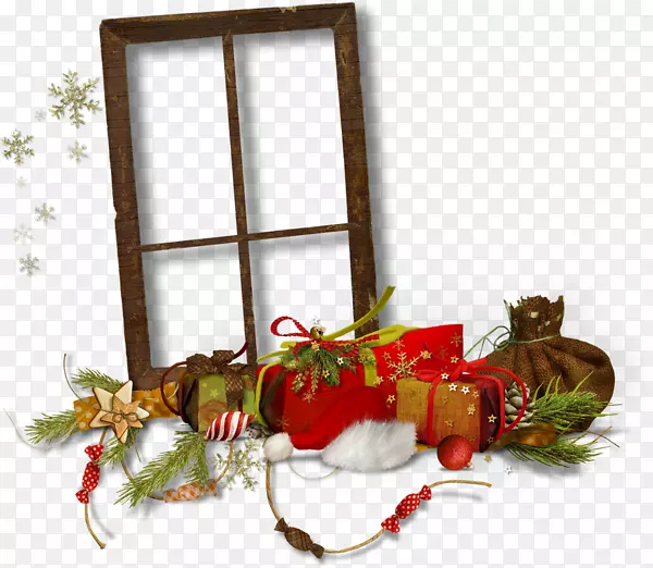 圣诞装饰品圣诞窗夹艺术-圣诞节