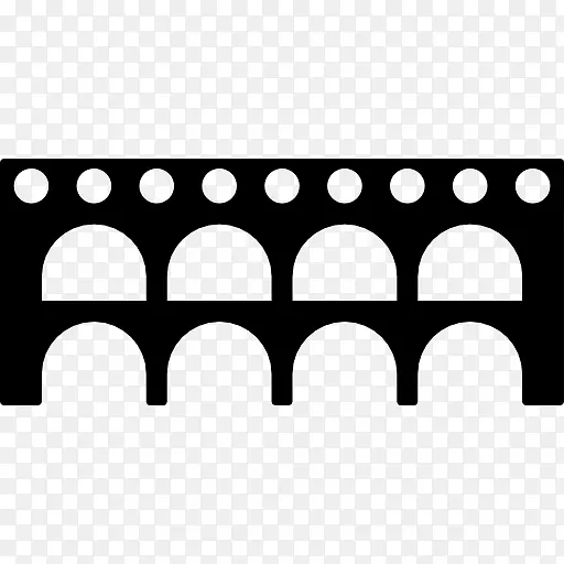 Segovia pont du gard计算机图标的渡槽-桥
