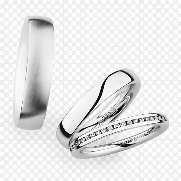 婚戒订婚戒指珠宝białe złoto-结婚戒指