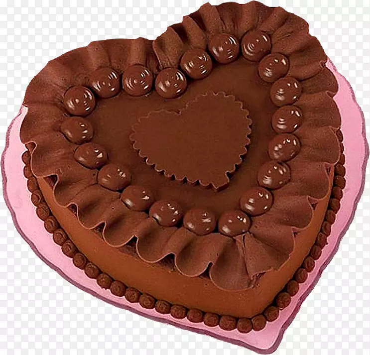 巧克力蛋糕玉米饼糖霜巧克力松露蛋糕装饰巧克力蛋糕