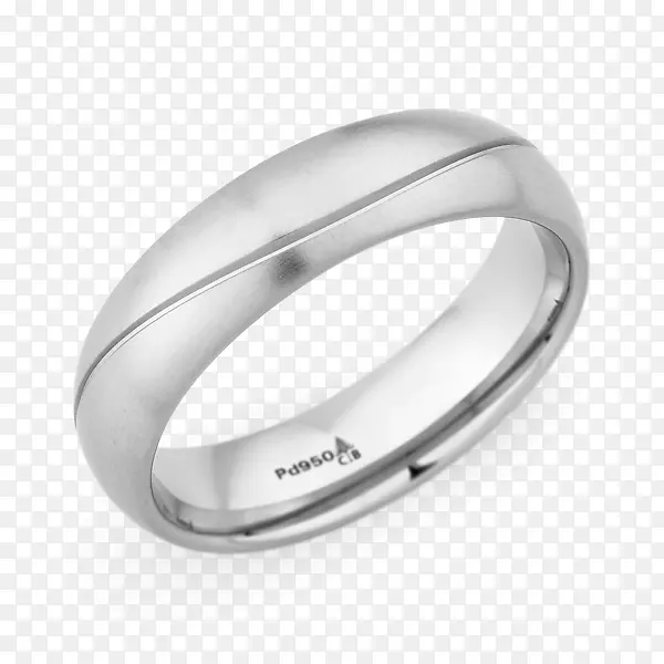 结婚戒指银金戒指