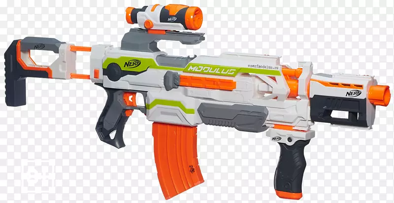 NERF n-精英NERF n打击模数ECS-10燃烧器NERF爆炸器-玩具