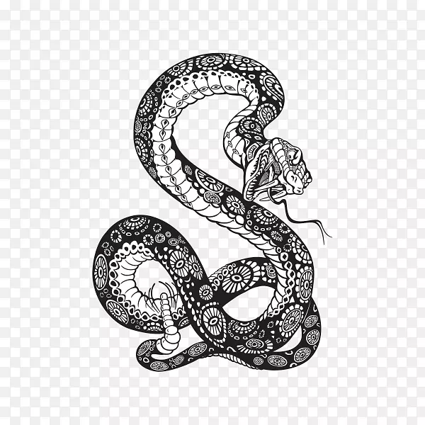 蛇剪贴画-蛇