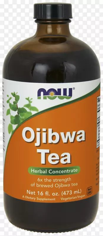 绿茶草本茶Ojibwe膳食补充剂-茶
