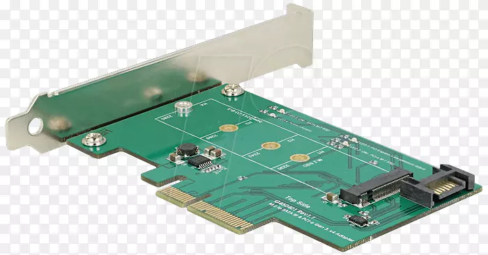 电视调谐器卡和适配器M.2 PCI表示串行ata扩展卡
