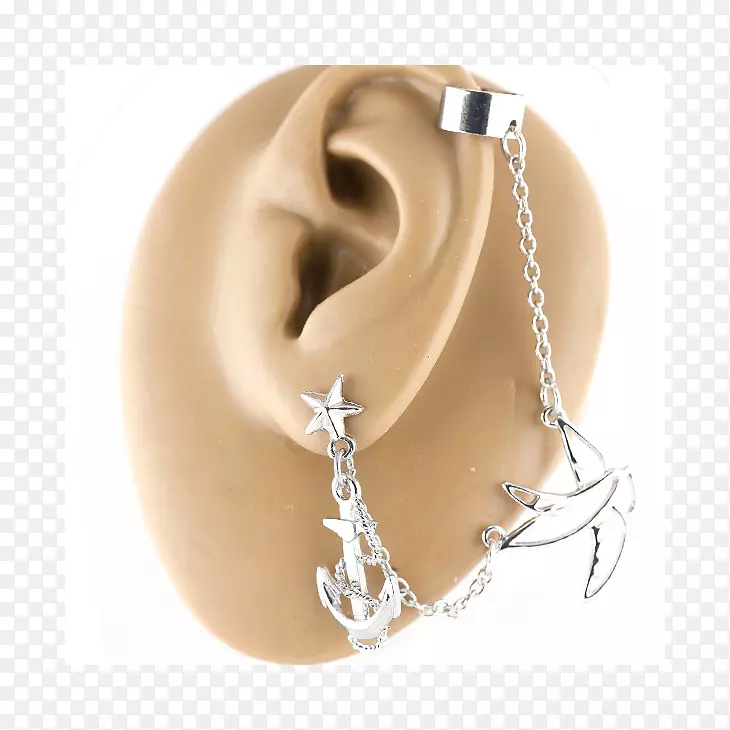 耳环项链身体珠宝项链