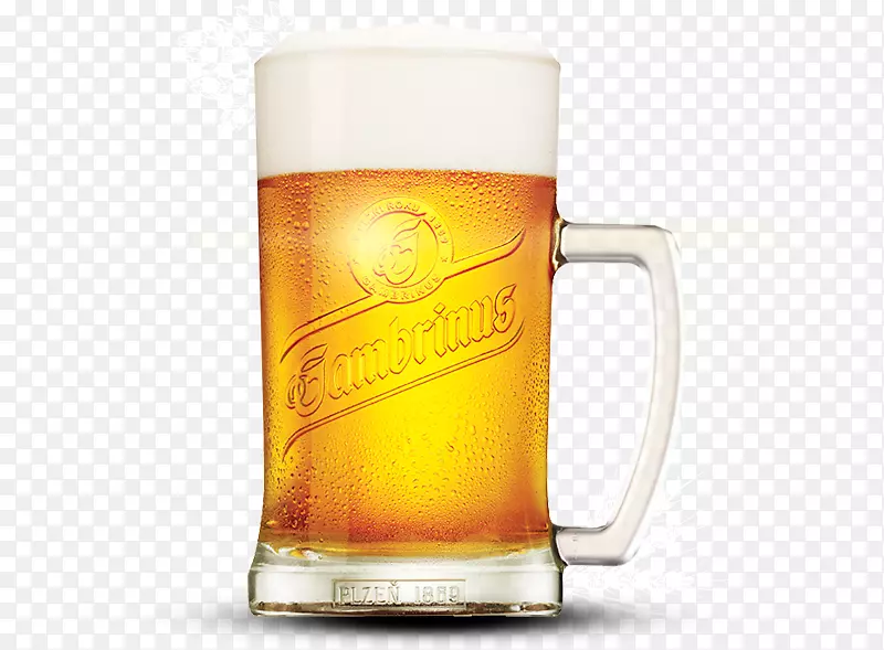 啤酒Stein品脱玻璃Gambrinus-啤酒